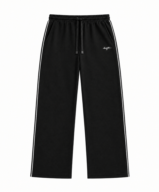 Mens SidePiping Trouser Black