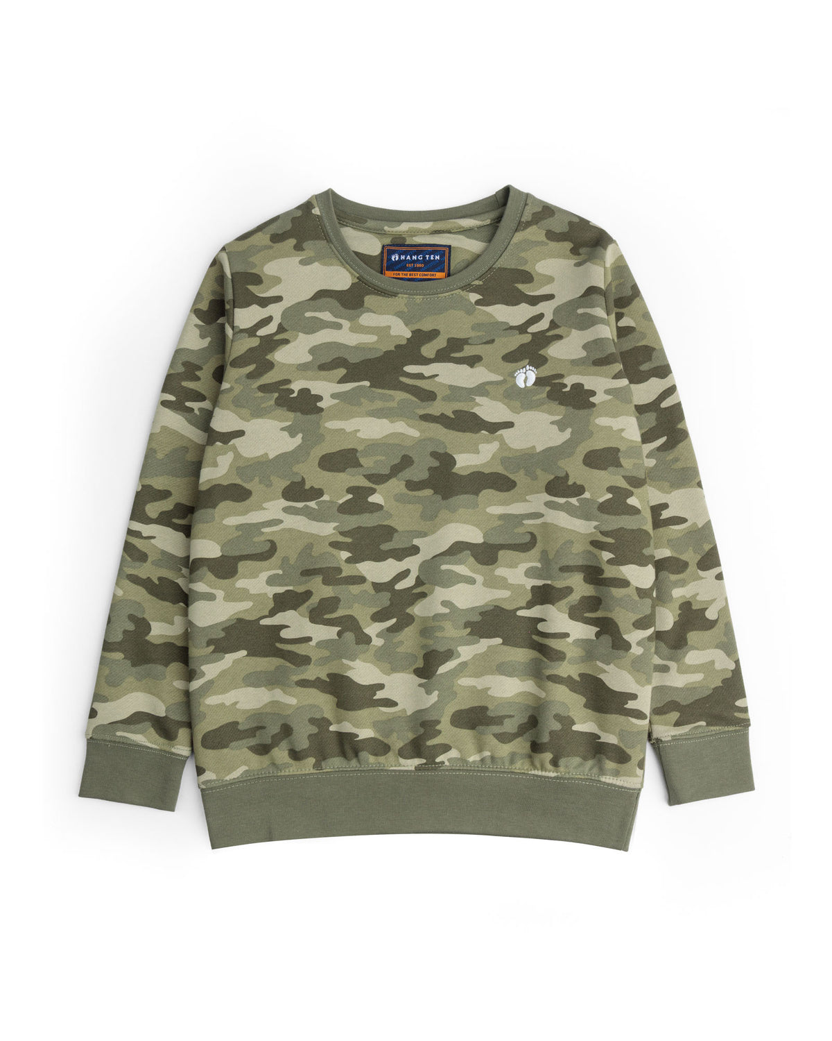 Boy's Sweat Shirt-Camouflage