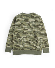 Boy's Sweat Shirt-Camouflage