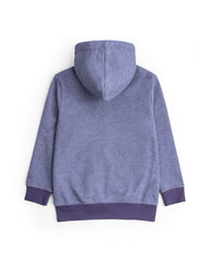 Girl's Zipper Hood - Purple
