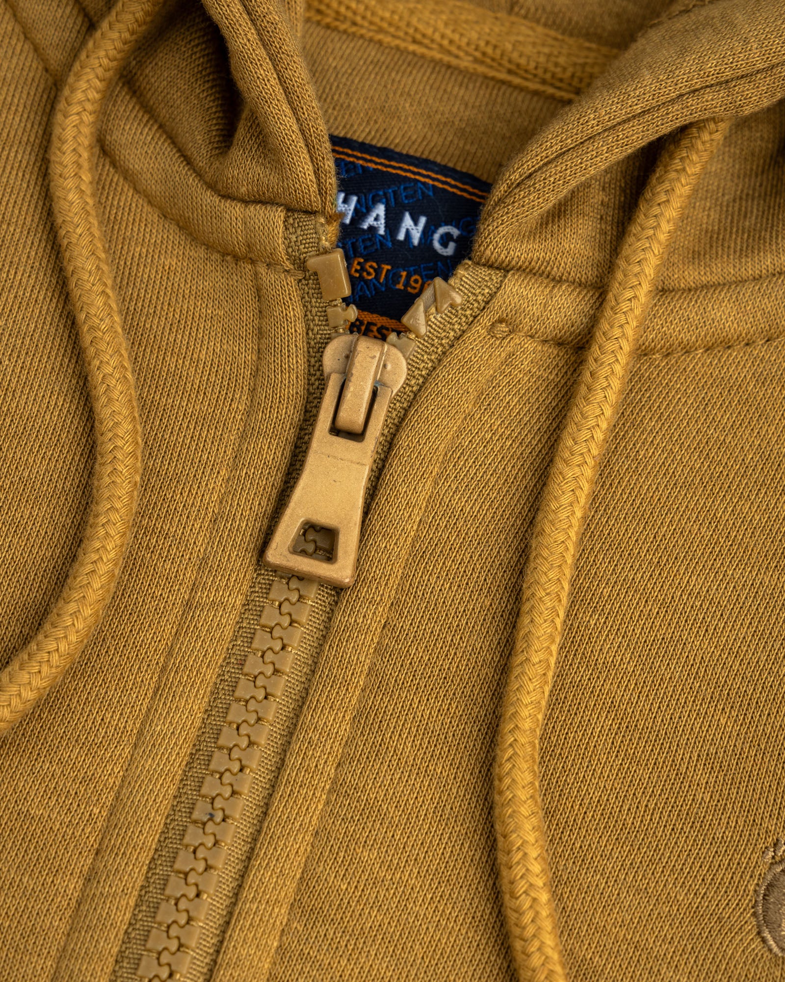 Boy's Zipper Hood-Brown