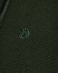 Boy's Zipper Hood-Olive