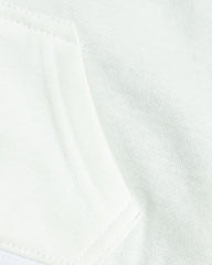 Girl's Zipper Hood - White Pink