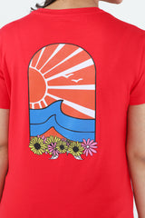 Women's Graphic Crew