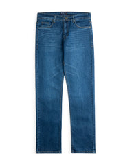 Men's Regular Fit Denim-Dark Blue