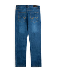 Men's Regular Fit Denim-Dark Blue