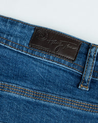 Men's Regular Fit Denim-Dark Blue