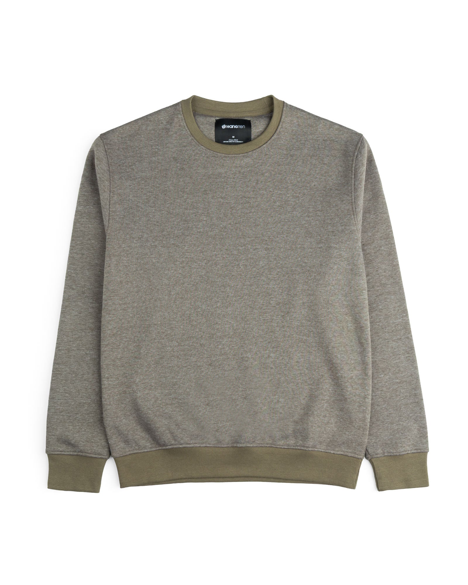 Men's Basic Sweatshirt-Olive