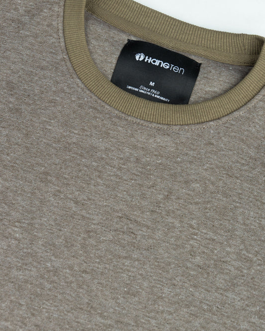Men's Basic Sweatshirt-Olive