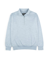 Men's Half Zip Mock Neck-Grey