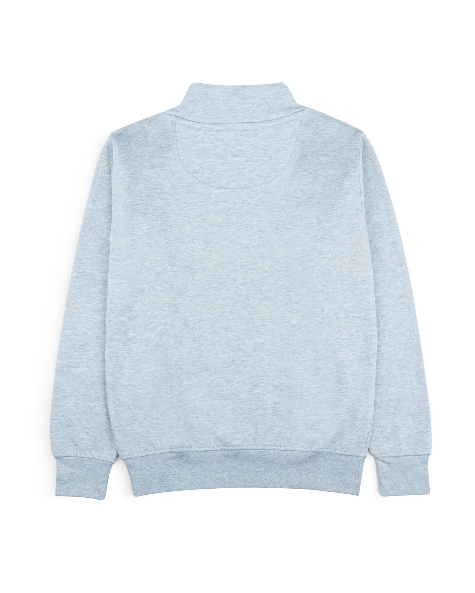 Men's Half Zip Mock Neck-Grey