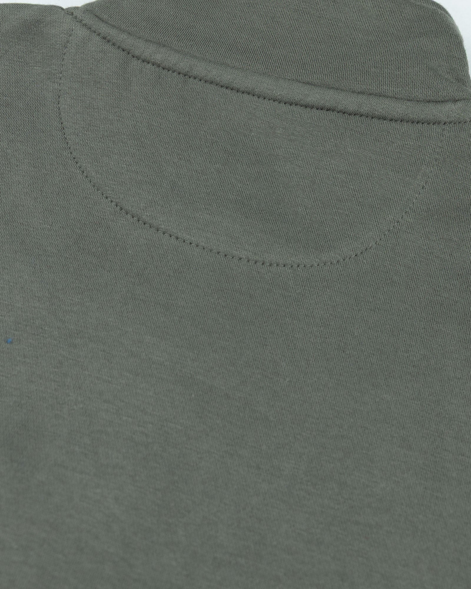 Men's Half Zip Mock Neck-Smoke