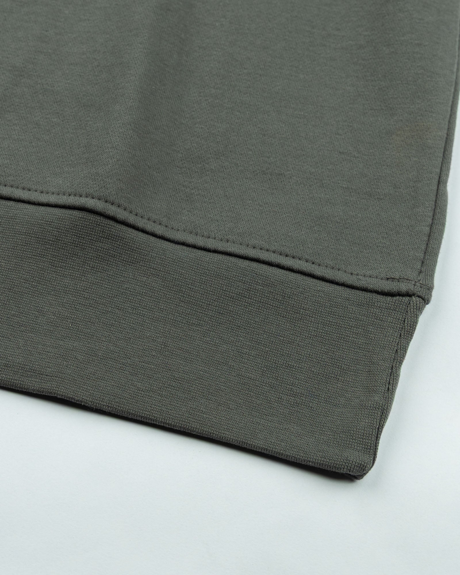 Men's Half Zip Mock Neck-Smoke