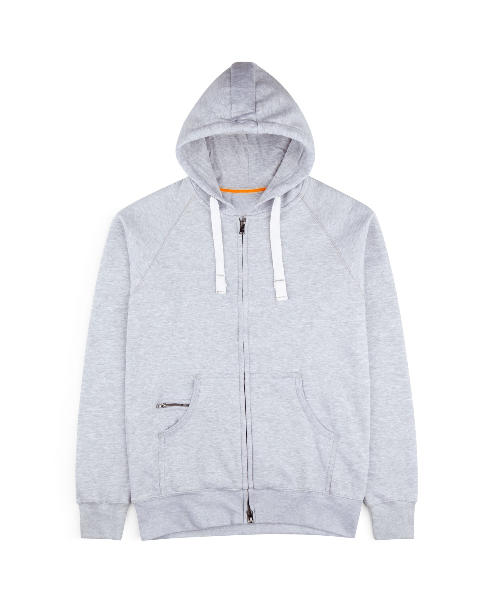 Men's Full zip Hoodie-Grey