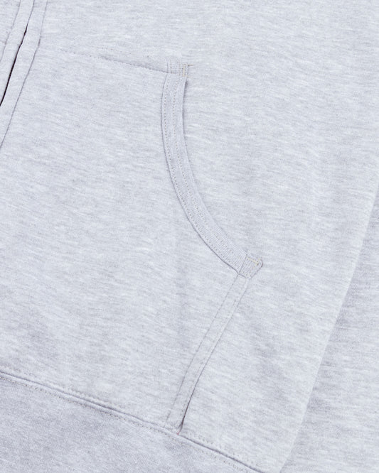Men's Full zip Hoodie-Grey