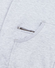 Men's Full zip Hoodie-Grey