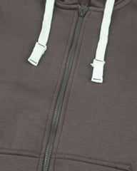 Men's Full zip Hoodie-Smoke