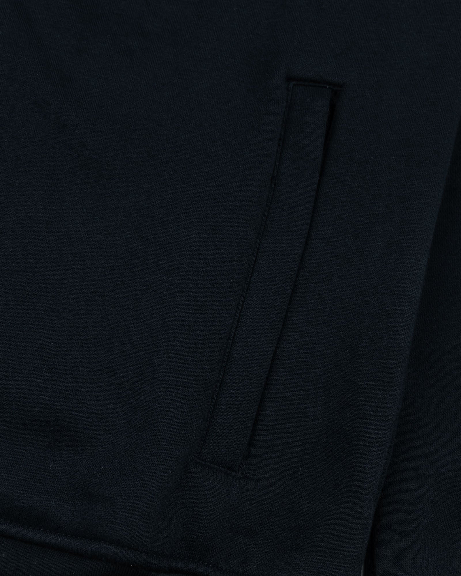 Men's Full Zip Mock Neck-Black