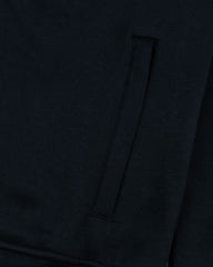 Men's Full Zip Mock Neck-Black