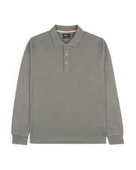 Men's Full Sleeve Polo - Smoke Grey