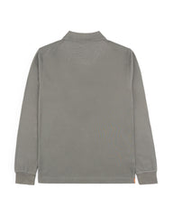 Men's Full Sleeve Polo - Smoke Grey