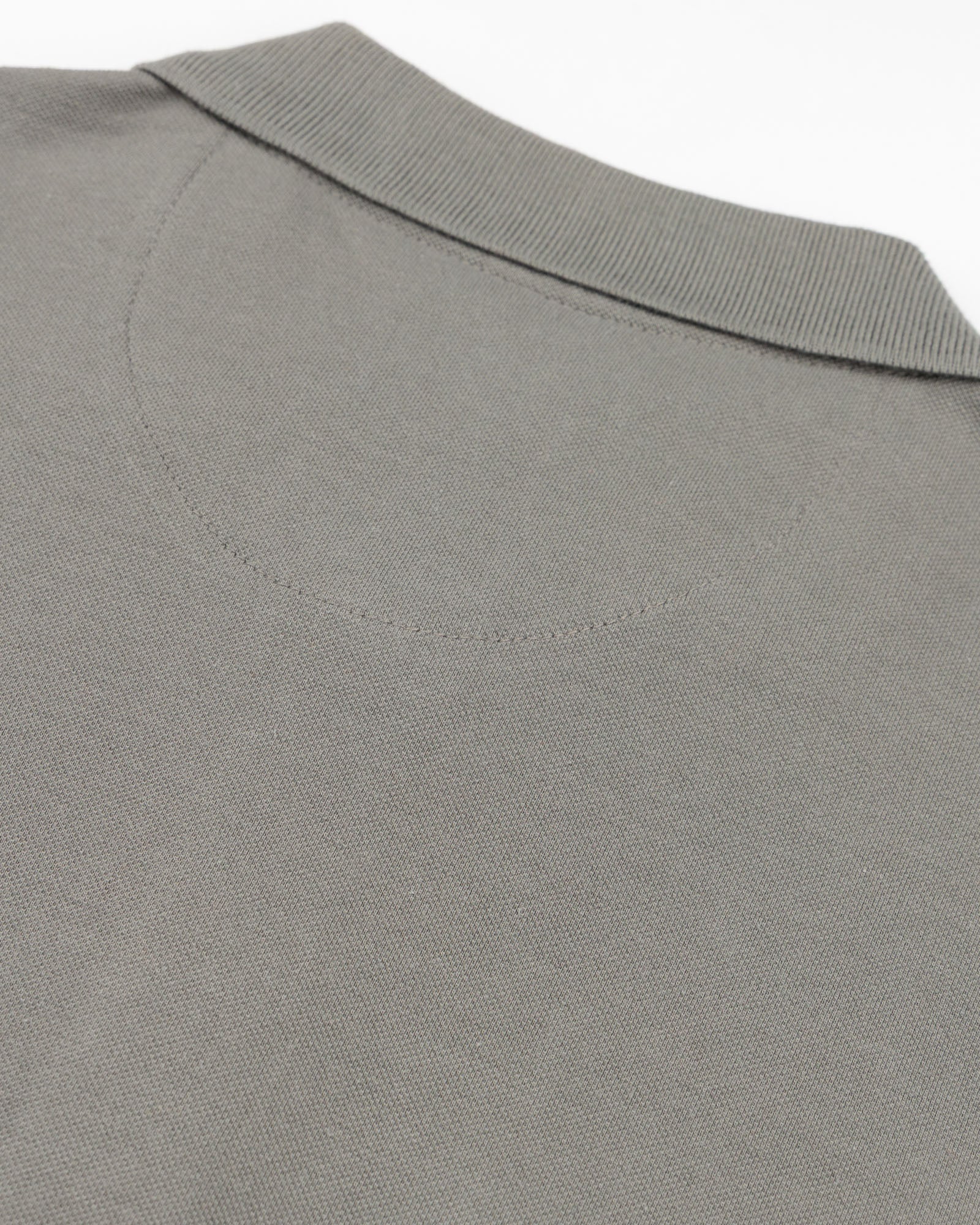 Men's Full Sleeve Polo - Smoke Grey