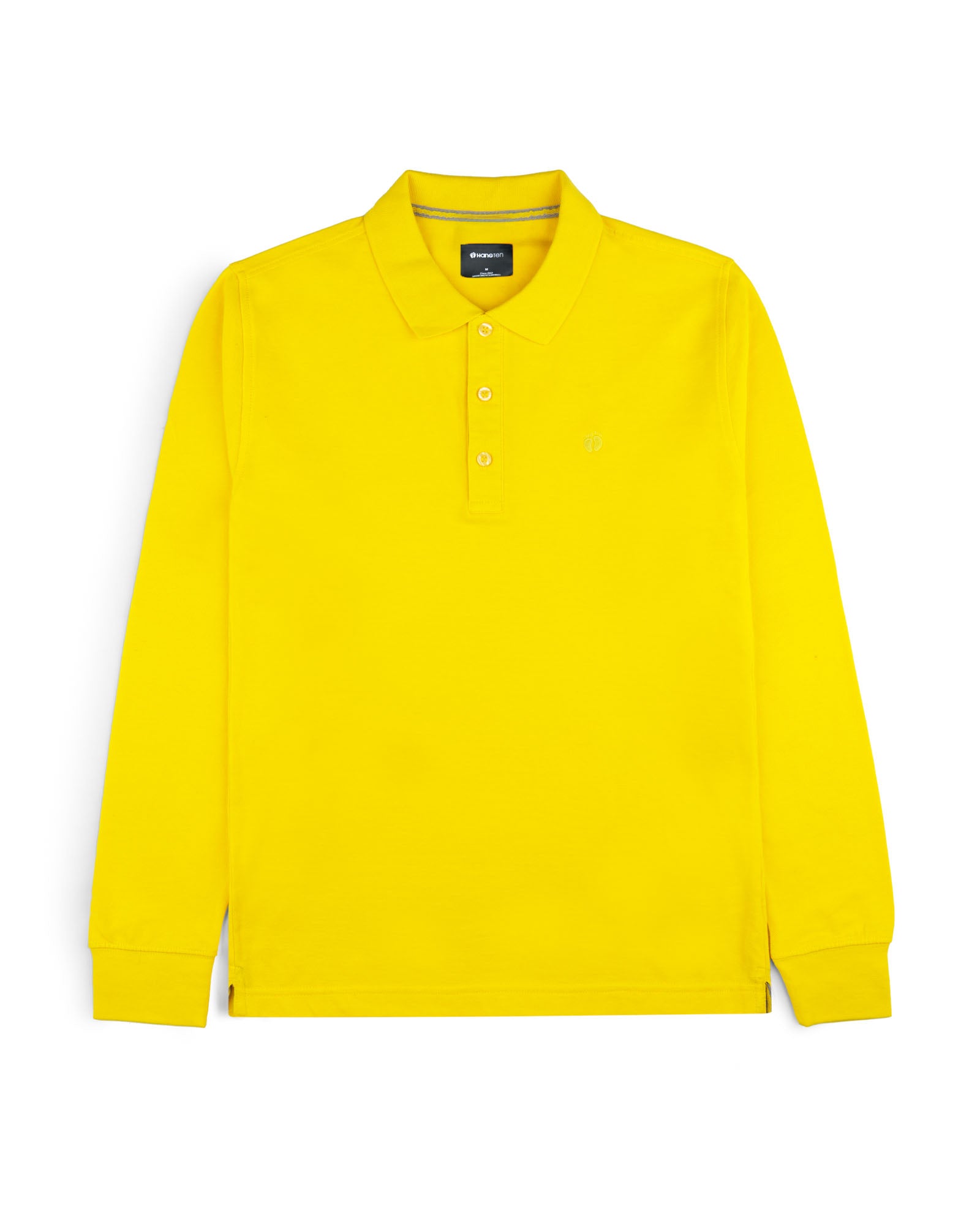 Men's Full Sleeve Polo - Yellow