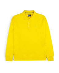 Men's Full Sleeve Polo - Yellow