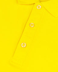 Men's Full Sleeve Polo - Yellow
