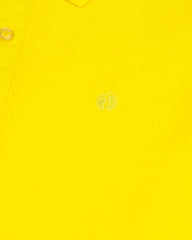 Men's Full Sleeve Polo - Yellow