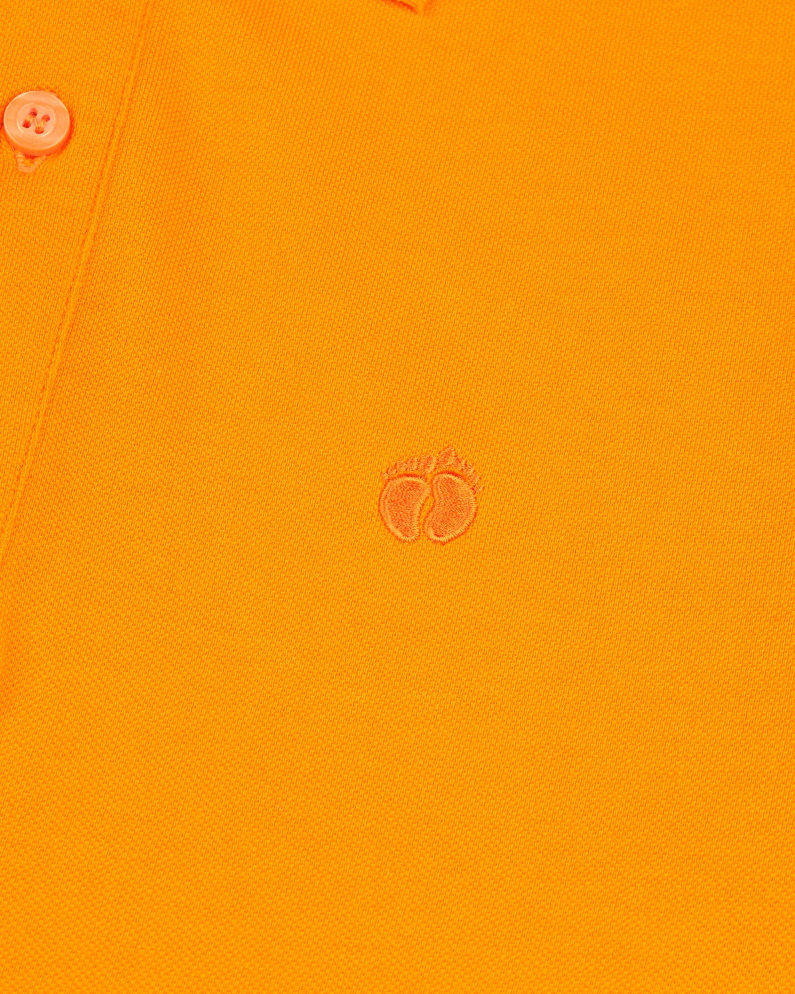 Men's Full Sleeve Polo - Orange