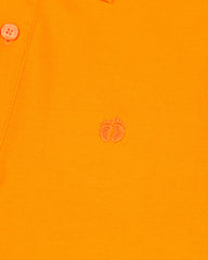 Men's Full Sleeve Polo - Orange