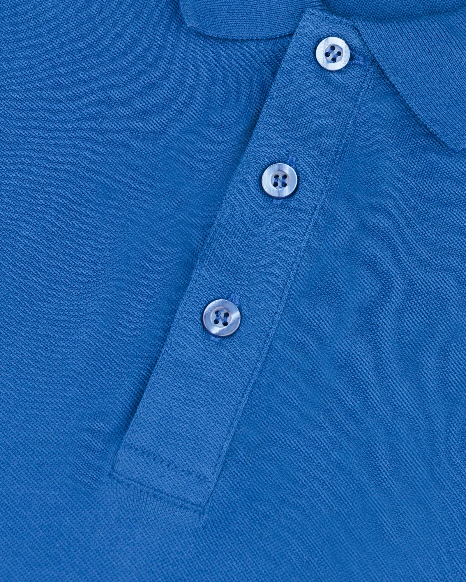 Men's Full Sleeve Polo - Royal Blue