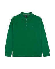 Men's Full Sleeve Polo - Green