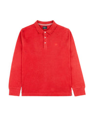 Men's Full Sleeve Polo - Red