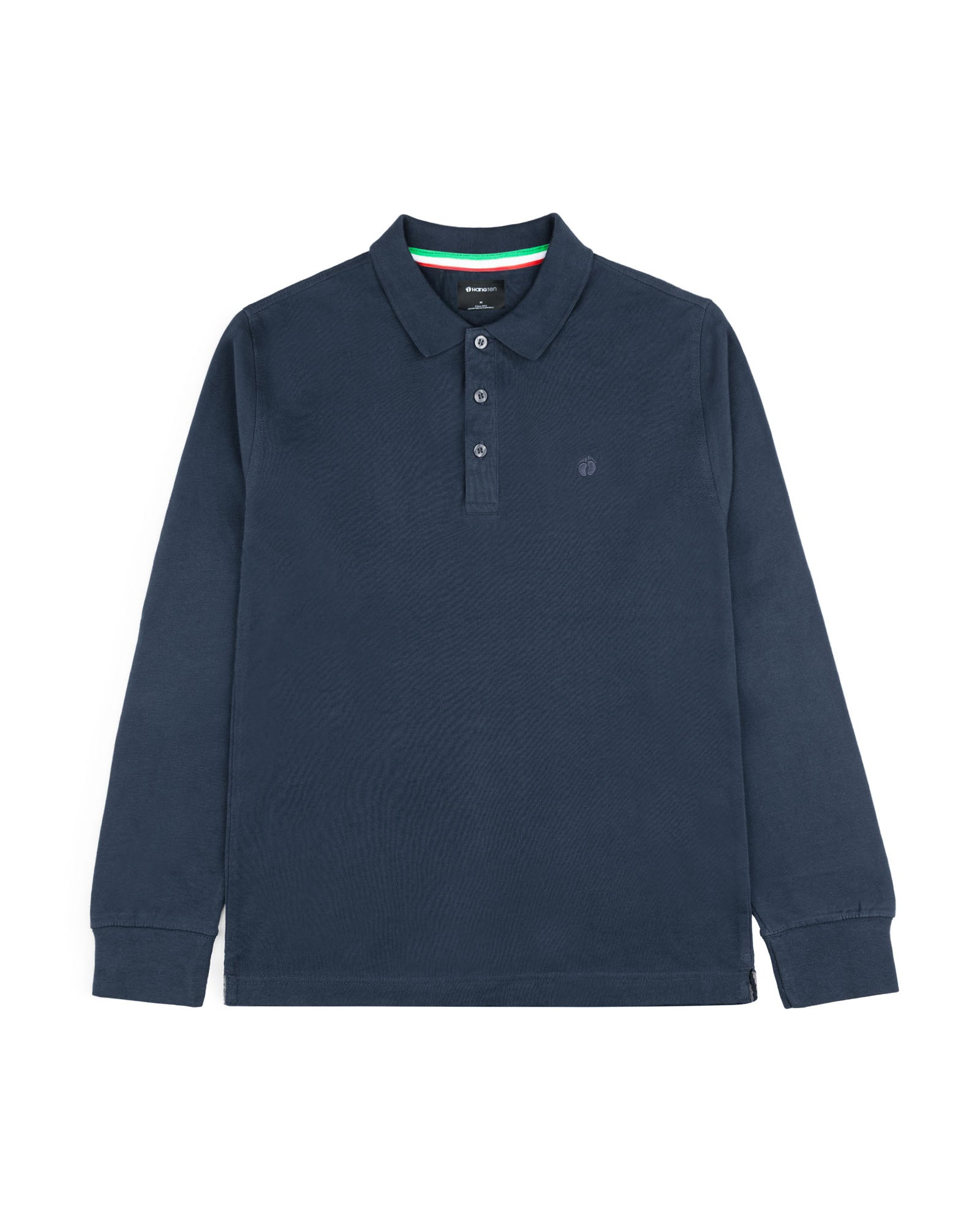 Men's Full Sleeve Polo - Navy