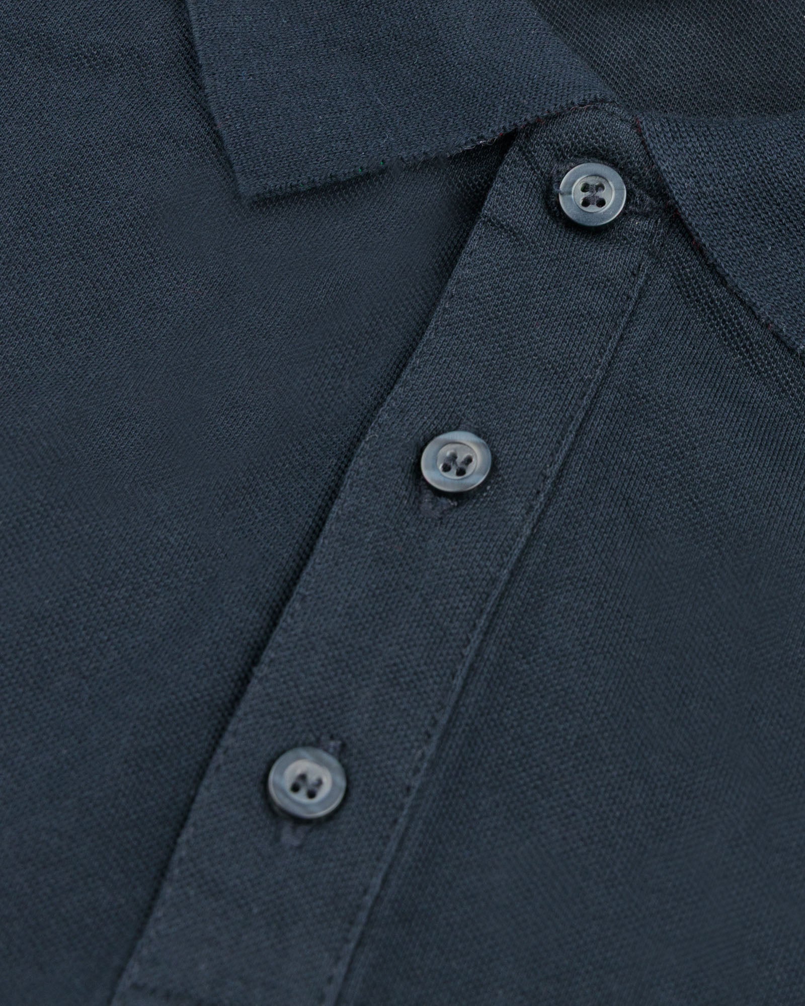 Men's Full Sleeve Polo - Navy