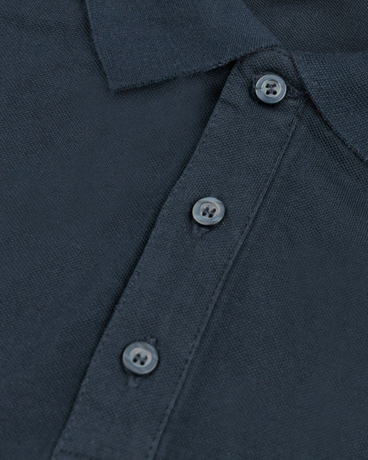 Men's Full Sleeve Polo - Navy