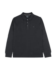 Men's Full Sleeve Polo - Black