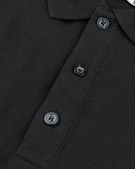 Men's Full Sleeve Polo - Black