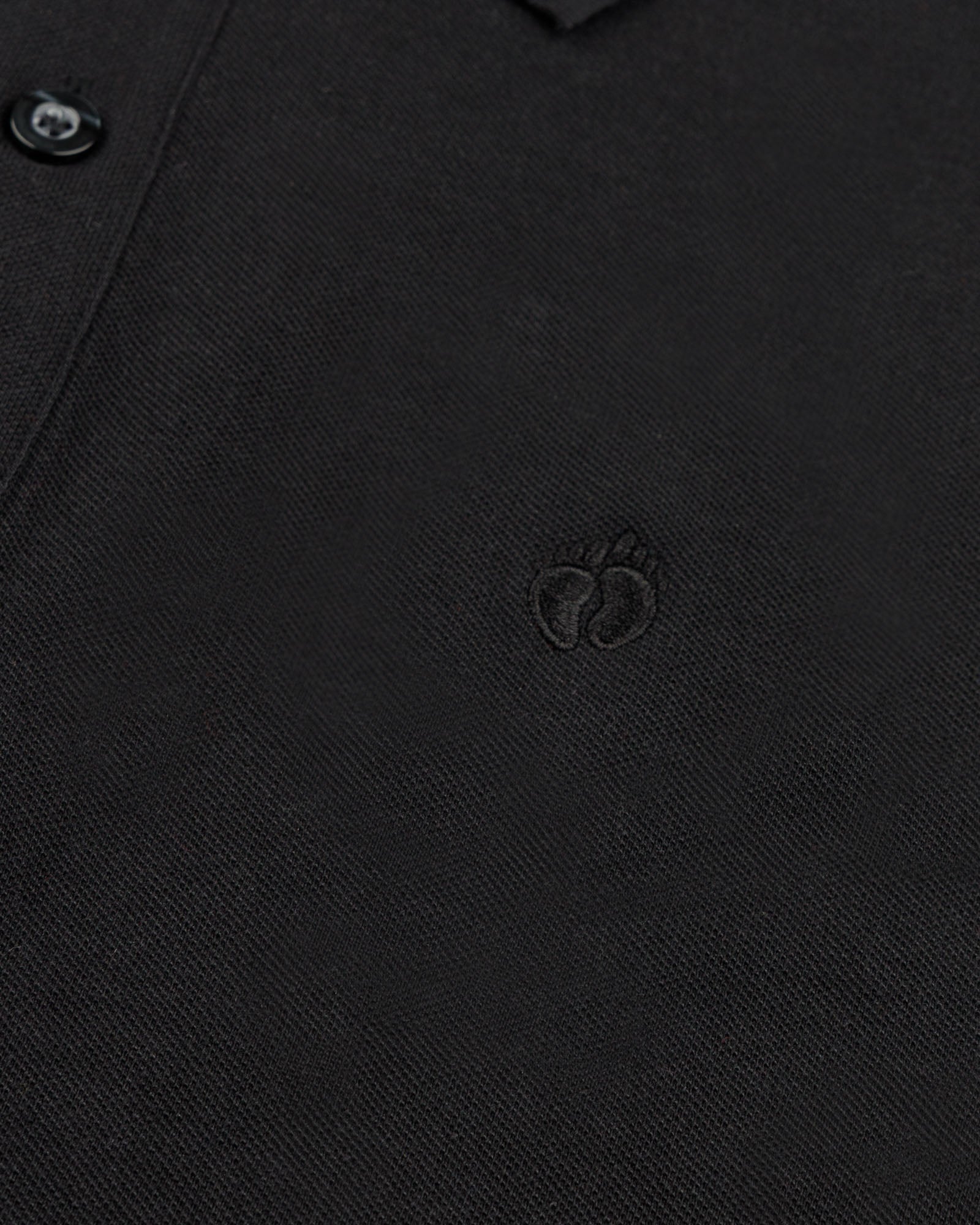 Men's Full Sleeve Polo - Black