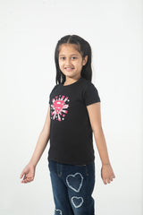 Girls SS Graphic Crew