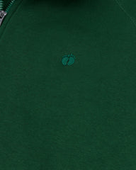 Men's Half Zip Mock Neck- Green