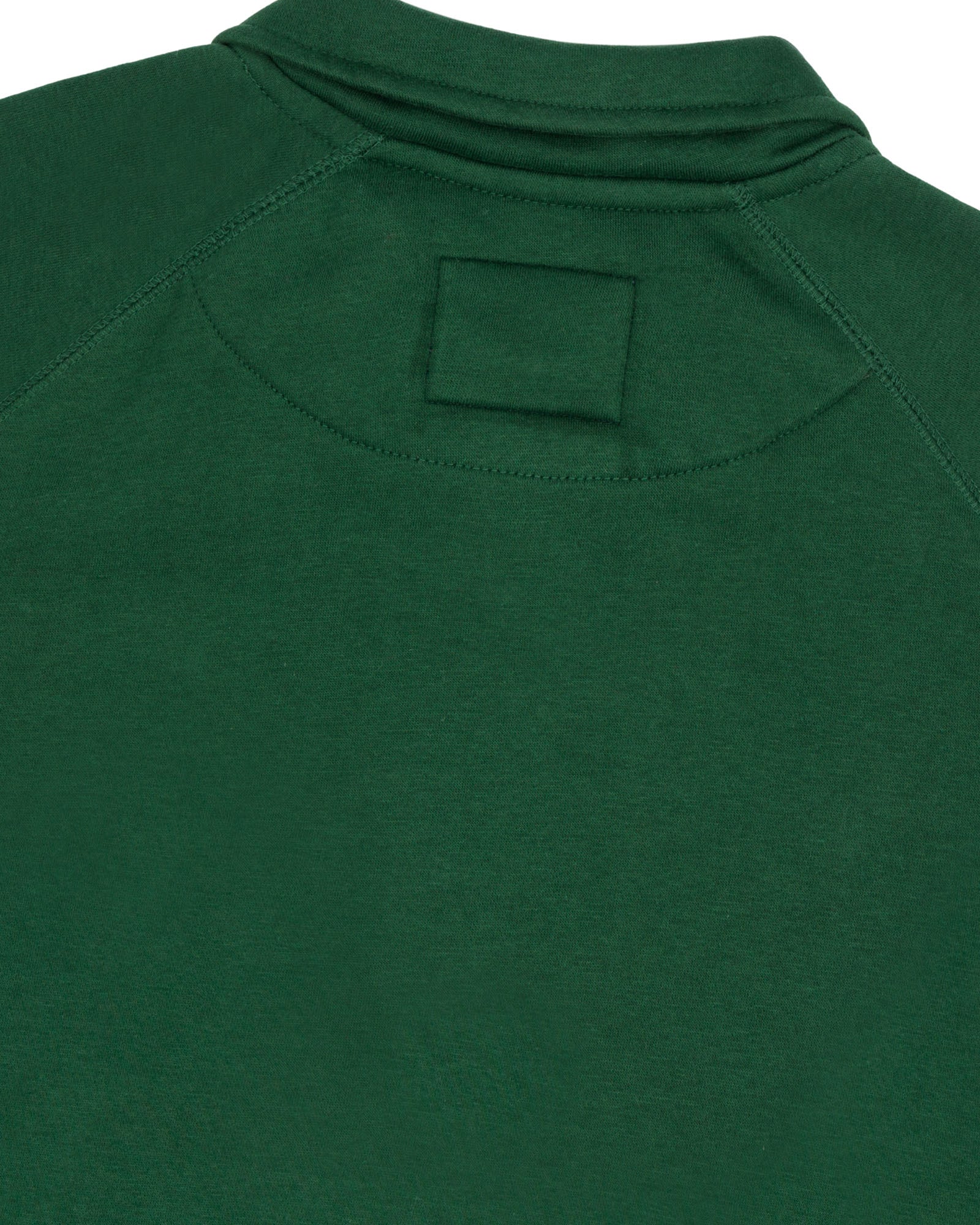 Men's Half Zip Mock Neck- Green