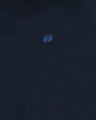 Men's Full Zip Mock Neck- Navy