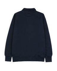 Men's Full Zip Mock Neck- Navy
