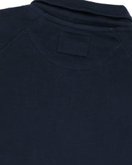 Men's Full Zip Mock Neck- Navy