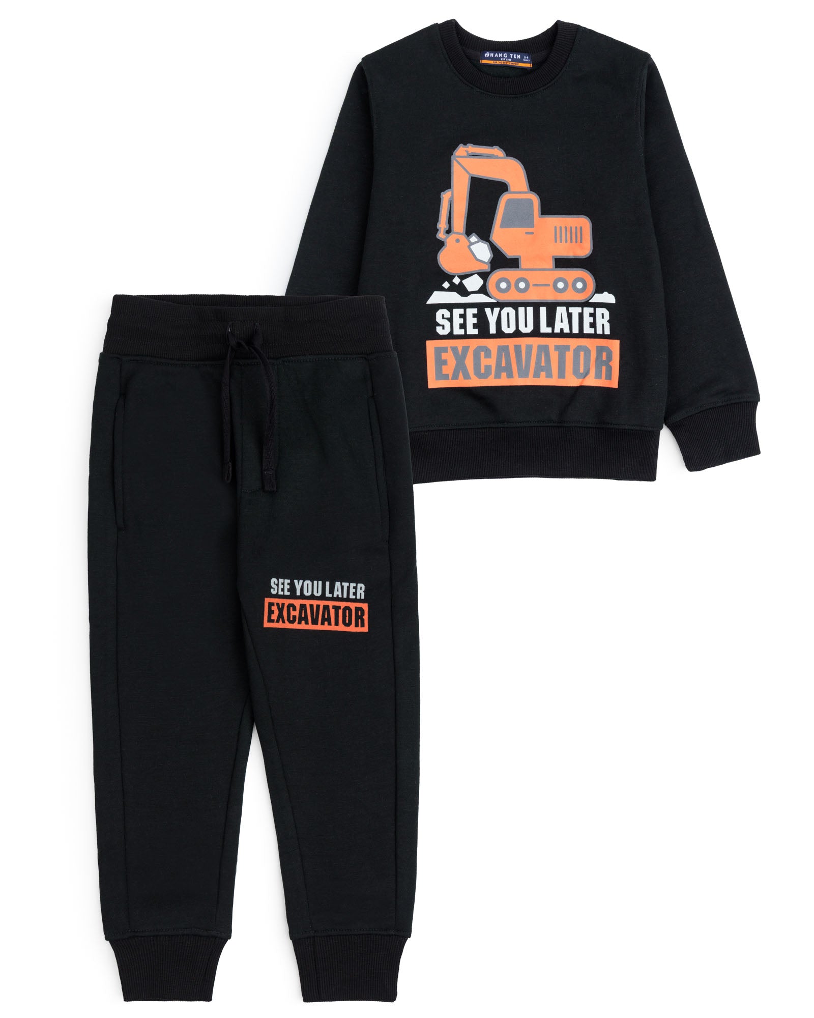 Boys Fashion Track Suit Black