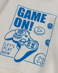 Boys Fashion Track Suit Offwhite