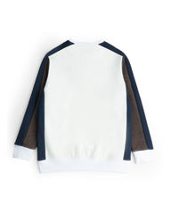 Boy's Sweat Shirt-Off White
